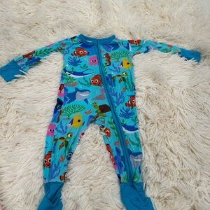 Little Sleepies Underwater Nemo Adventure Kids Footie